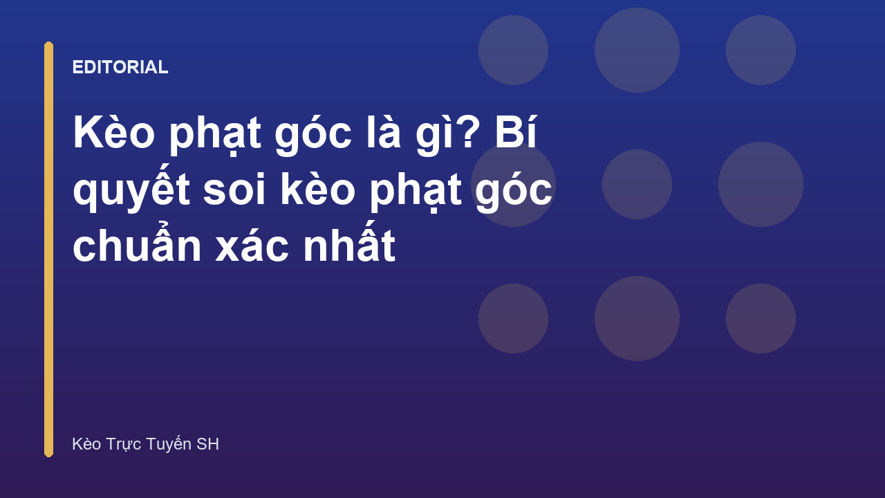 Người chơi đang phân tích kèo phạt góc trong trận đấu bóng đá